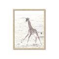 Picture of Summer Giraffe _GroupedProduct_Rectangle_Portrait_Mini_ _GroupedProduct_Rectangle_Portrait_Framed_Matted_