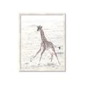 Picture of Summer Giraffe _GroupedProduct_Rectangle_Portrait_Mini_ _GroupedProduct_Rectangle_Portrait_Framed_Matted_