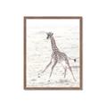 Picture of Summer Giraffe _GroupedProduct_Rectangle_Portrait_Mini_ _GroupedProduct_Rectangle_Portrait_Framed_Matted_
