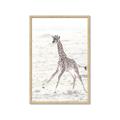 Picture of Summer Giraffe _GroupedProduct_Rectangle_Portrait_Mini_ _GroupedProduct_Rectangle_Portrait_Framed_Matted_