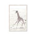 Picture of Summer Giraffe _GroupedProduct_Rectangle_Portrait_Mini_ _GroupedProduct_Rectangle_Portrait_Framed_Matted_