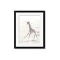 Picture of Summer Giraffe _GroupedProduct_Rectangle_Portrait_Mini_ _GroupedProduct_Rectangle_Portrait_Framed_Matted_