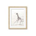 Picture of Summer Giraffe _GroupedProduct_Rectangle_Portrait_Mini_ _GroupedProduct_Rectangle_Portrait_Framed_Matted_