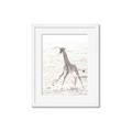 Picture of Summer Giraffe _GroupedProduct_Rectangle_Portrait_Mini_ _GroupedProduct_Rectangle_Portrait_Framed_Matted_