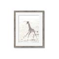 Picture of Summer Giraffe _GroupedProduct_Rectangle_Portrait_Mini_ _GroupedProduct_Rectangle_Portrait_Framed_Matted_