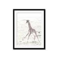 Picture of Summer Giraffe _GroupedProduct_Rectangle_Portrait_Mini_ _GroupedProduct_Rectangle_Portrait_Framed_Matted_