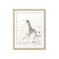 Picture of Summer Giraffe _GroupedProduct_Rectangle_Portrait_Mini_ _GroupedProduct_Rectangle_Portrait_Framed_Matted_