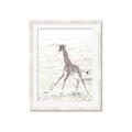 Picture of Summer Giraffe _GroupedProduct_Rectangle_Portrait_Mini_ _GroupedProduct_Rectangle_Portrait_Framed_Matted_
