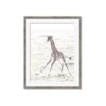 Picture of Summer Giraffe _GroupedProduct_Rectangle_Portrait_Mini_ _GroupedProduct_Rectangle_Portrait_Framed_Matted_