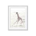 Picture of Summer Giraffe _GroupedProduct_Rectangle_Portrait_Mini_ _GroupedProduct_Rectangle_Portrait_Framed_Matted_