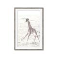 Picture of Summer Giraffe _GroupedProduct_Rectangle_Portrait_Mini_ _GroupedProduct_Rectangle_Portrait_Framed_Matted_