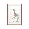 Picture of Summer Giraffe _GroupedProduct_Rectangle_Portrait_Mini_ _GroupedProduct_Rectangle_Portrait_Framed_Matted_