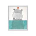 Picture of Water Hippo _GroupedProduct_Rectangle_Portrait_Mini_ _GroupedProduct_Rectangle_Portrait_Framed_Matted_