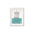 Picture of Water Hippo _GroupedProduct_Rectangle_Portrait_Mini_ _GroupedProduct_Rectangle_Portrait_Framed_Matted_