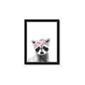 Picture of Flower Crown Raccoon _GroupedProduct_Rectangle_Portrait_Mini_ _GroupedProduct_Rectangle_Portrait_Framed_Matted_