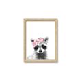 Picture of Flower Crown Raccoon _GroupedProduct_Rectangle_Portrait_Mini_ _GroupedProduct_Rectangle_Portrait_Framed_Matted_