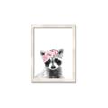 Picture of Flower Crown Raccoon _GroupedProduct_Rectangle_Portrait_Mini_ _GroupedProduct_Rectangle_Portrait_Framed_Matted_
