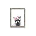 Picture of Flower Crown Raccoon _GroupedProduct_Rectangle_Portrait_Mini_ _GroupedProduct_Rectangle_Portrait_Framed_Matted_