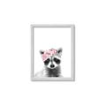 Picture of Flower Crown Raccoon _GroupedProduct_Rectangle_Portrait_Mini_ _GroupedProduct_Rectangle_Portrait_Framed_Matted_