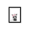 Picture of Flower Crown Raccoon _GroupedProduct_Rectangle_Portrait_Mini_ _GroupedProduct_Rectangle_Portrait_Framed_Matted_
