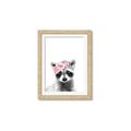 Picture of Flower Crown Raccoon _GroupedProduct_Rectangle_Portrait_Mini_ _GroupedProduct_Rectangle_Portrait_Framed_Matted_