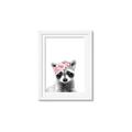 Picture of Flower Crown Raccoon _GroupedProduct_Rectangle_Portrait_Mini_ _GroupedProduct_Rectangle_Portrait_Framed_Matted_