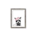 Picture of Flower Crown Raccoon _GroupedProduct_Rectangle_Portrait_Mini_ _GroupedProduct_Rectangle_Portrait_Framed_Matted_