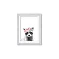 Picture of Flower Crown Raccoon _GroupedProduct_Rectangle_Portrait_Mini_ _GroupedProduct_Rectangle_Portrait_Framed_Matted_