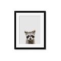 Picture of Peekaboo Raccoon _GroupedProduct_Rectangle_Portrait_Mini_ _GroupedProduct_Rectangle_Portrait_Framed_Matted_