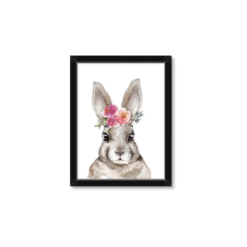 Picture of Floral Top Bunny _GroupedProduct_Rectangle_Portrait_Mini_ _GroupedProduct_Rectangle_Portrait_Framed_Matted_