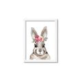 Picture of Floral Top Bunny _GroupedProduct_Rectangle_Portrait_Mini_ _GroupedProduct_Rectangle_Portrait_Framed_Matted_