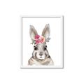 Picture of Floral Top Bunny _GroupedProduct_Rectangle_Portrait_Mini_ _GroupedProduct_Rectangle_Portrait_Framed_Matted_