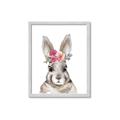 Picture of Floral Top Bunny _GroupedProduct_Rectangle_Portrait_Mini_ _GroupedProduct_Rectangle_Portrait_Framed_Matted_
