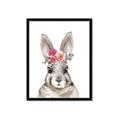 Picture of Floral Top Bunny _GroupedProduct_Rectangle_Portrait_Mini_ _GroupedProduct_Rectangle_Portrait_Framed_Matted_