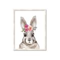 Picture of Floral Top Bunny _GroupedProduct_Rectangle_Portrait_Mini_ _GroupedProduct_Rectangle_Portrait_Framed_Matted_