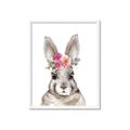 Picture of Floral Top Bunny _GroupedProduct_Rectangle_Portrait_Mini_ _GroupedProduct_Rectangle_Portrait_Framed_Matted_