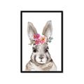 Picture of Floral Top Bunny _GroupedProduct_Rectangle_Portrait_Mini_ _GroupedProduct_Rectangle_Portrait_Framed_Matted_