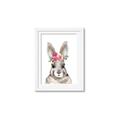 Picture of Floral Top Bunny _GroupedProduct_Rectangle_Portrait_Mini_ _GroupedProduct_Rectangle_Portrait_Framed_Matted_