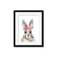 Picture of Floral Top Bunny _GroupedProduct_Rectangle_Portrait_Mini_ _GroupedProduct_Rectangle_Portrait_Framed_Matted_