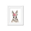Picture of Floral Top Bunny _GroupedProduct_Rectangle_Portrait_Mini_ _GroupedProduct_Rectangle_Portrait_Framed_Matted_