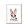 Picture of Floral Top Bunny _GroupedProduct_Rectangle_Portrait_Mini_ _GroupedProduct_Rectangle_Portrait_Framed_Matted_