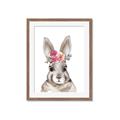 Picture of Floral Top Bunny _GroupedProduct_Rectangle_Portrait_Mini_ _GroupedProduct_Rectangle_Portrait_Framed_Matted_