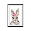 Picture of Floral Top Bunny _GroupedProduct_Rectangle_Portrait_Mini_ _GroupedProduct_Rectangle_Portrait_Framed_Matted_