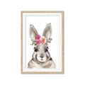 Picture of Floral Top Bunny _GroupedProduct_Rectangle_Portrait_Mini_ _GroupedProduct_Rectangle_Portrait_Framed_Matted_