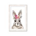 Picture of Floral Top Bunny _GroupedProduct_Rectangle_Portrait_Mini_ _GroupedProduct_Rectangle_Portrait_Framed_Matted_