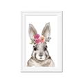 Picture of Floral Top Bunny _GroupedProduct_Rectangle_Portrait_Mini_ _GroupedProduct_Rectangle_Portrait_Framed_Matted_
