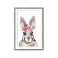 Picture of Floral Top Bunny _GroupedProduct_Rectangle_Portrait_Mini_ _GroupedProduct_Rectangle_Portrait_Framed_Matted_