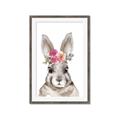 Picture of Floral Top Bunny _GroupedProduct_Rectangle_Portrait_Mini_ _GroupedProduct_Rectangle_Portrait_Framed_Matted_