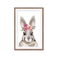 Picture of Floral Top Bunny _GroupedProduct_Rectangle_Portrait_Mini_ _GroupedProduct_Rectangle_Portrait_Framed_Matted_