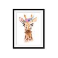Picture of Squishy Giraffe _GroupedProduct_Rectangle_Portrait_Mini_ _GroupedProduct_Rectangle_Portrait_Framed_Matted_